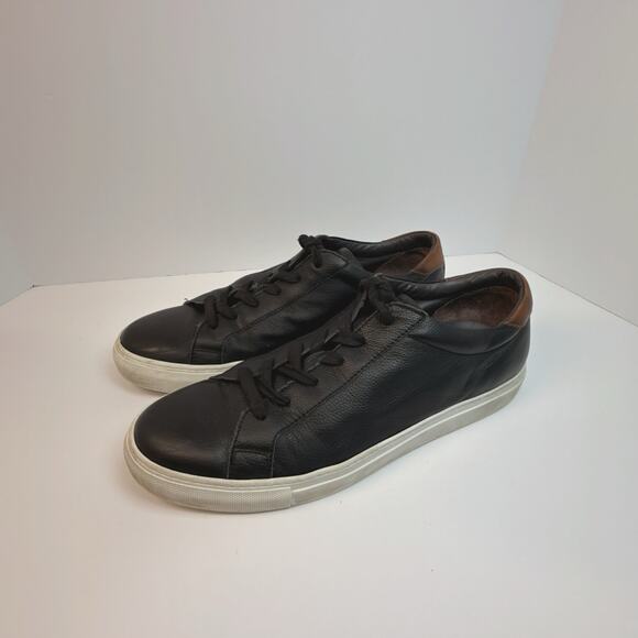 To Boot New York Men's Knox Leather Sneakers | Black | 11 - Picture 1 of 8